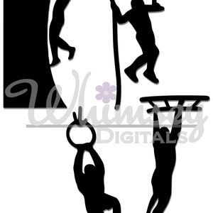 Obstacle Course Warrior Fichier de coupe SVG en téléchargement numérique