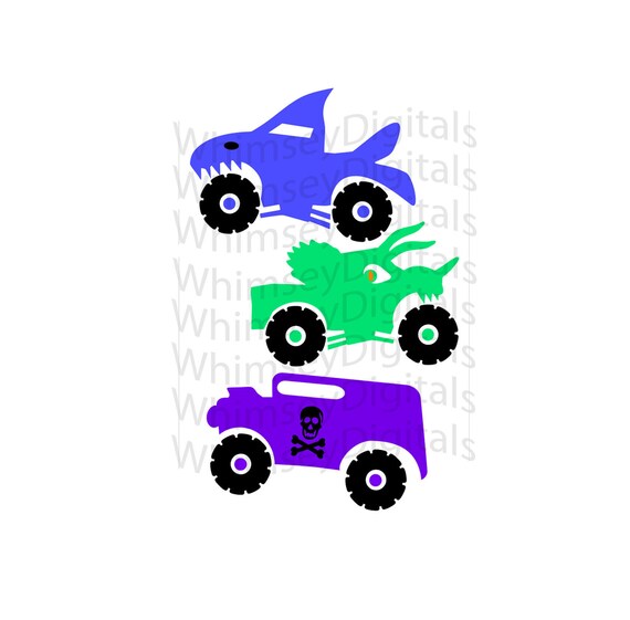 Free Free 177 Shark Monster Truck Svg SVG PNG EPS DXF File