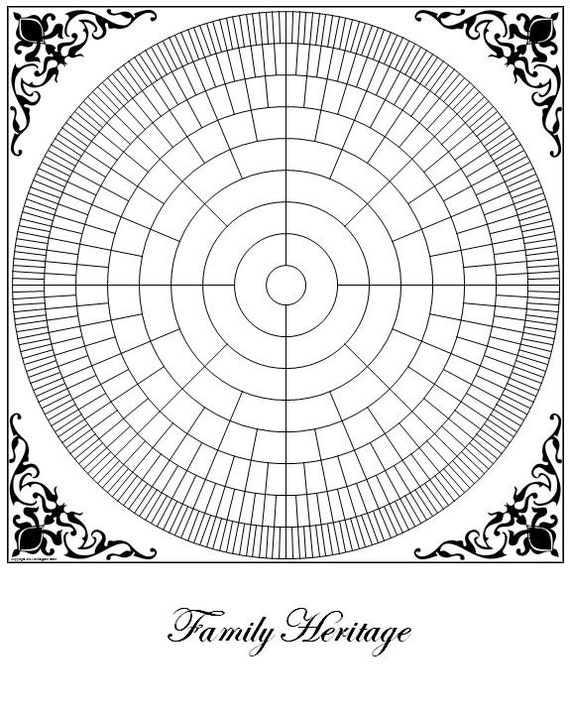 Wall Sized Family Tree Chart