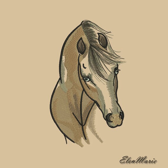 horse embroidery