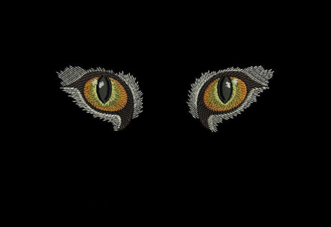 Cat eyes Machine Embroidery Design Etsy