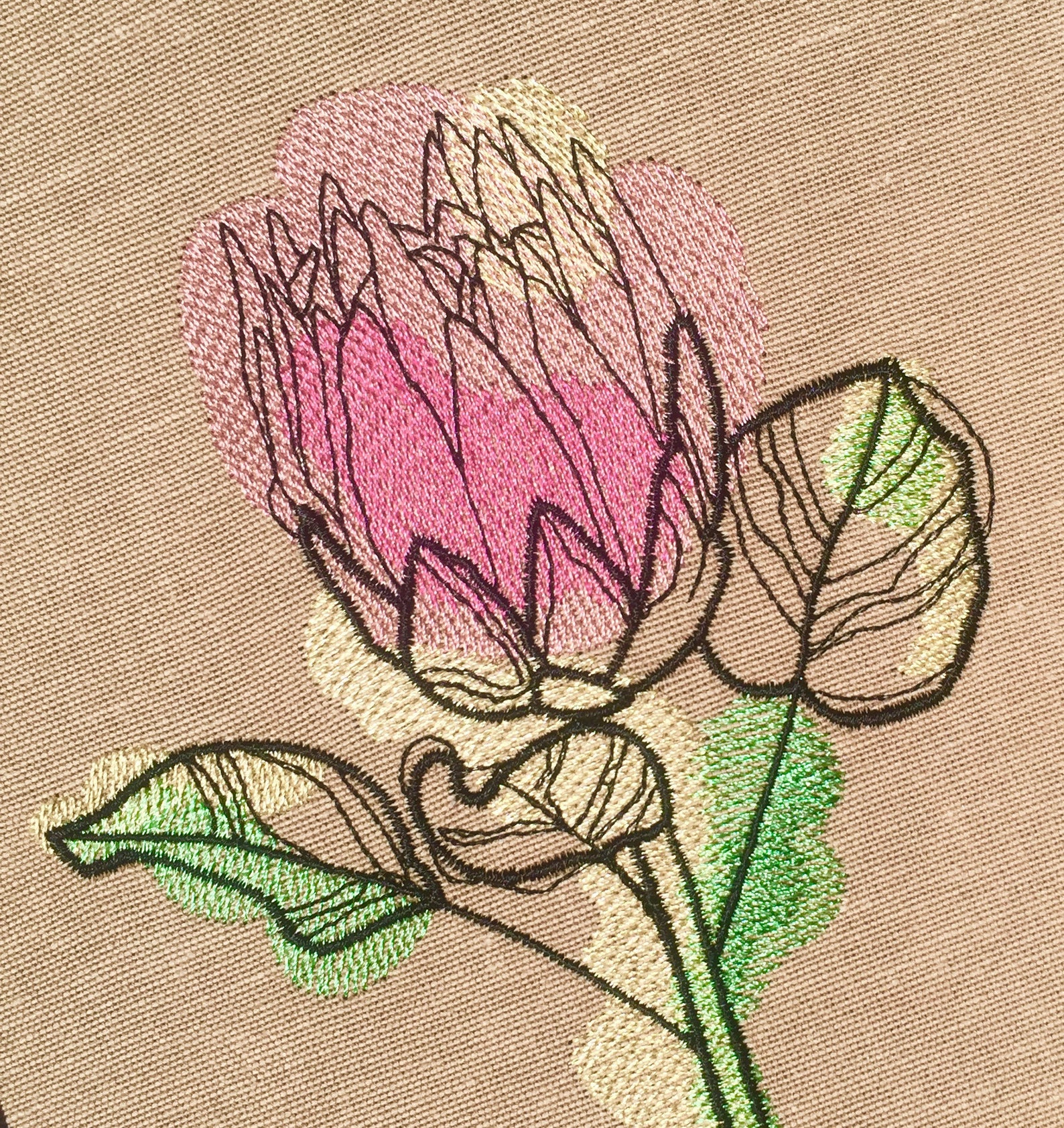 Protea Flower Machine Embroidery Designs Flowers Design  Etsy