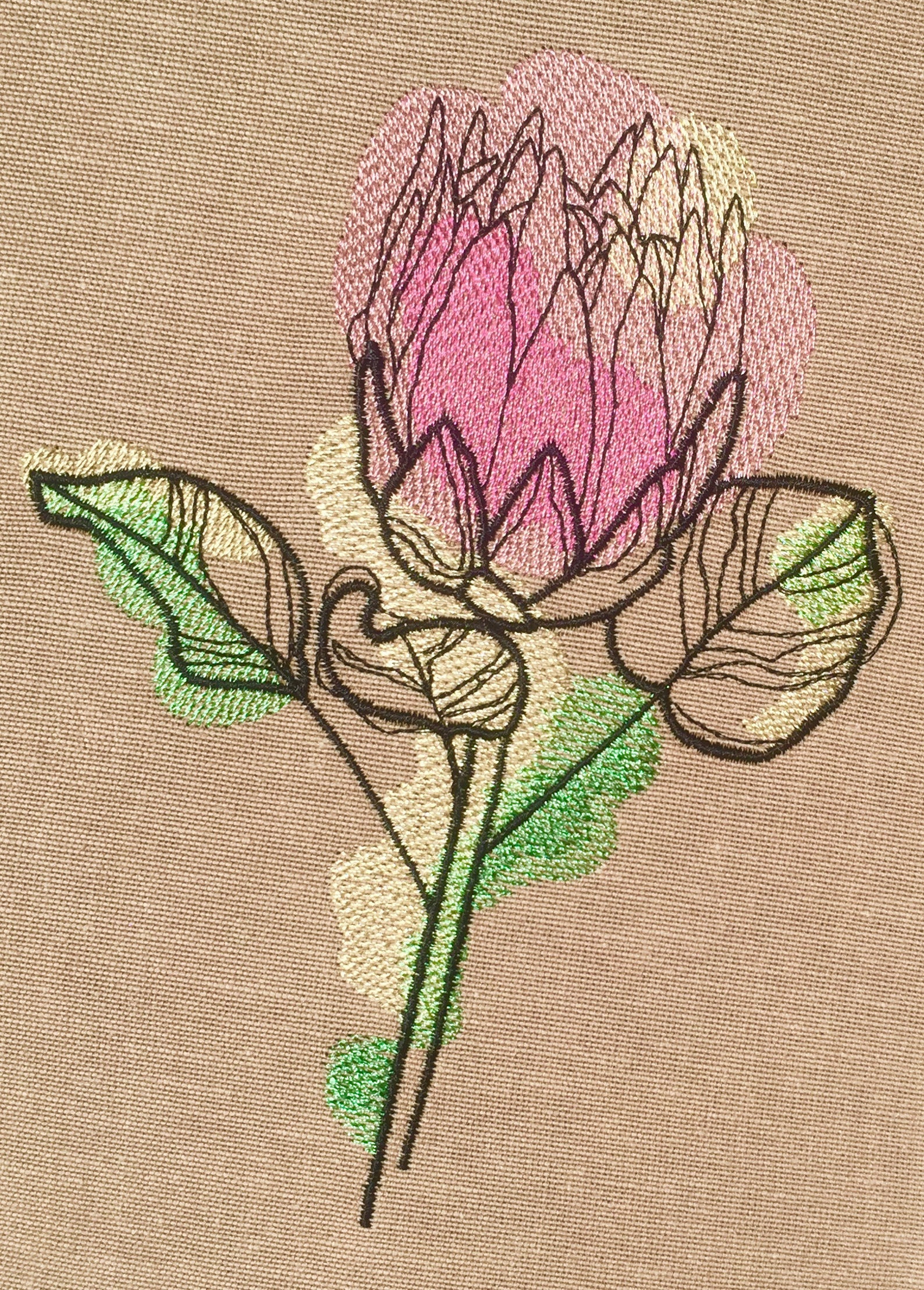 Protea flower machine embroidery designs flowers design Etsy