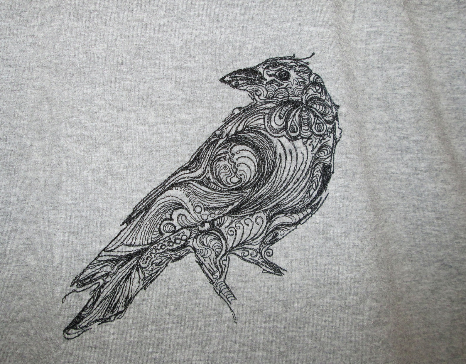 MACHINE EMBROIDERY DESIGN Raven Design Embroidery Raven Etsy UK