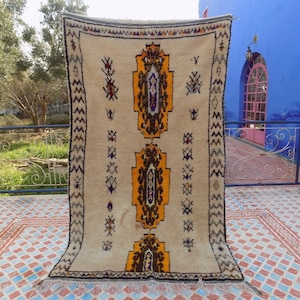 Azilal Rug, Moroccan Rug, Azilal Moroccan Rug, Berber Rug, Azilal, Morocco Rug, Moroccan Rug, Rug , Vintage Authentic Azilal Rug