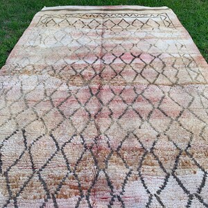 vintage beni ourain rug