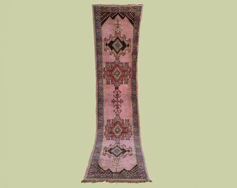 Alfombra marroquí de lana rosa Taznakht o Glaoui