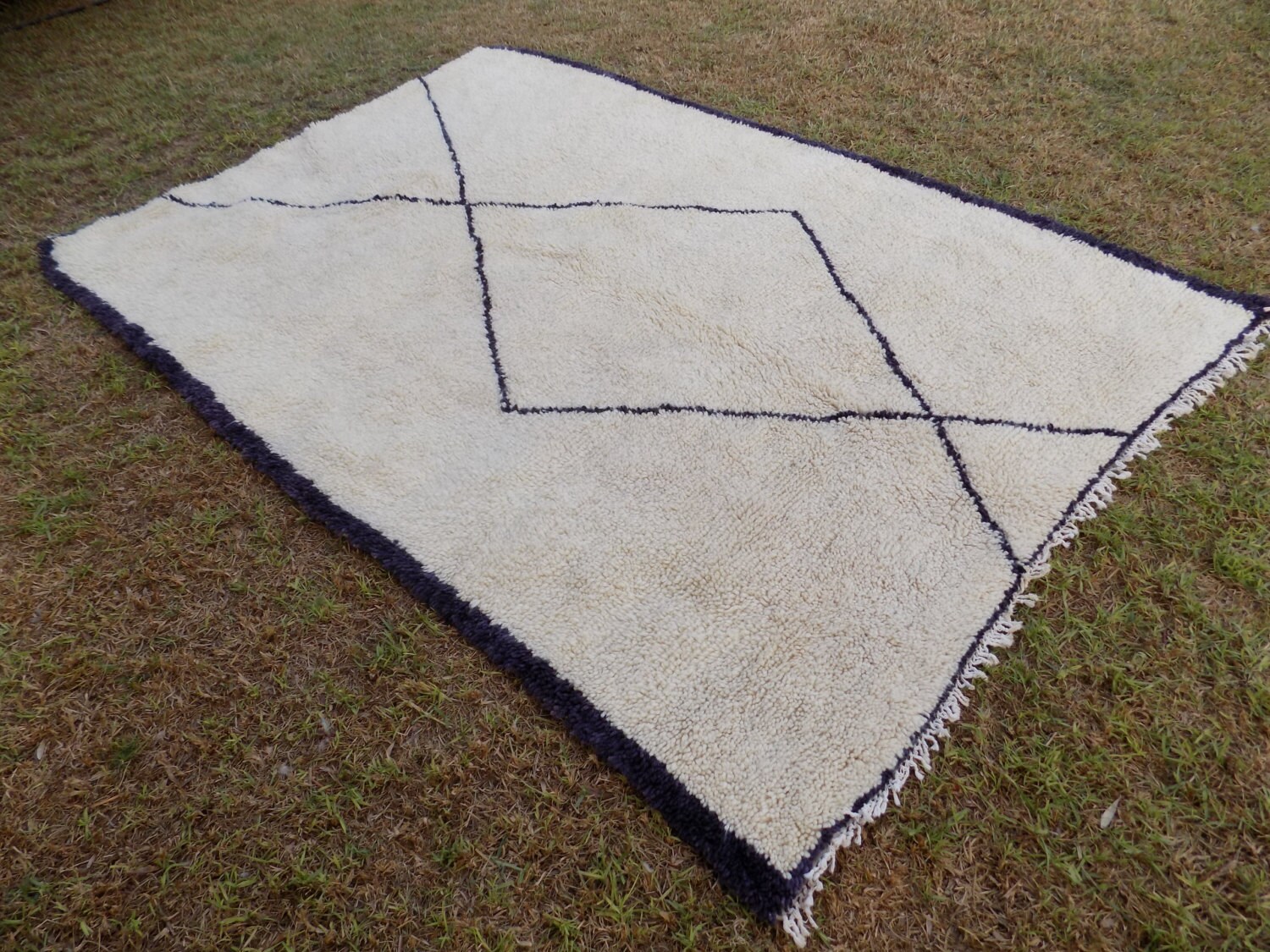 Beni Ourain Rug Morocco Vintage Beni Ouarain Rug Moroccan Etsy