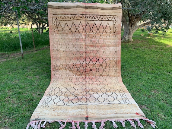 Vintage Morocco Beni Ourain Rug 6x11