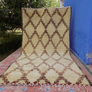 Beni Ourain Rug, Moroccan vintage authentic beniouarain berber rug