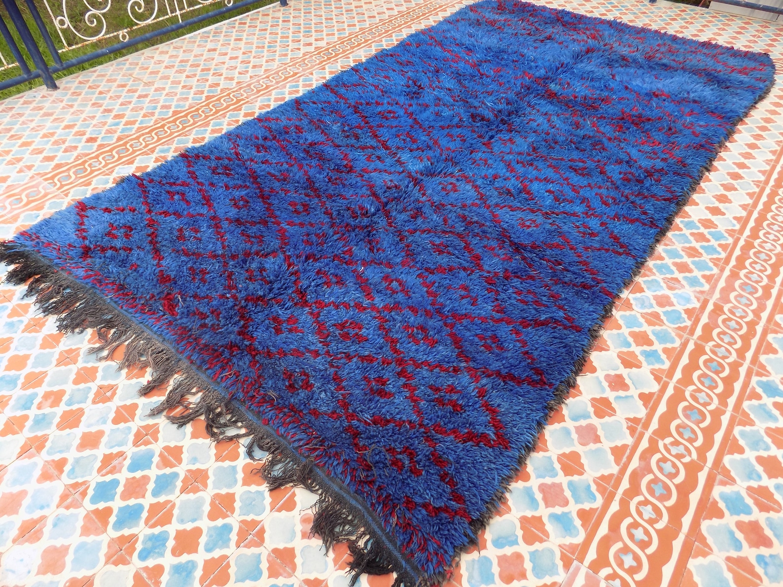 Beni Mguild Rug Moroccan Rug Vintage Beni Rug Large Etsy