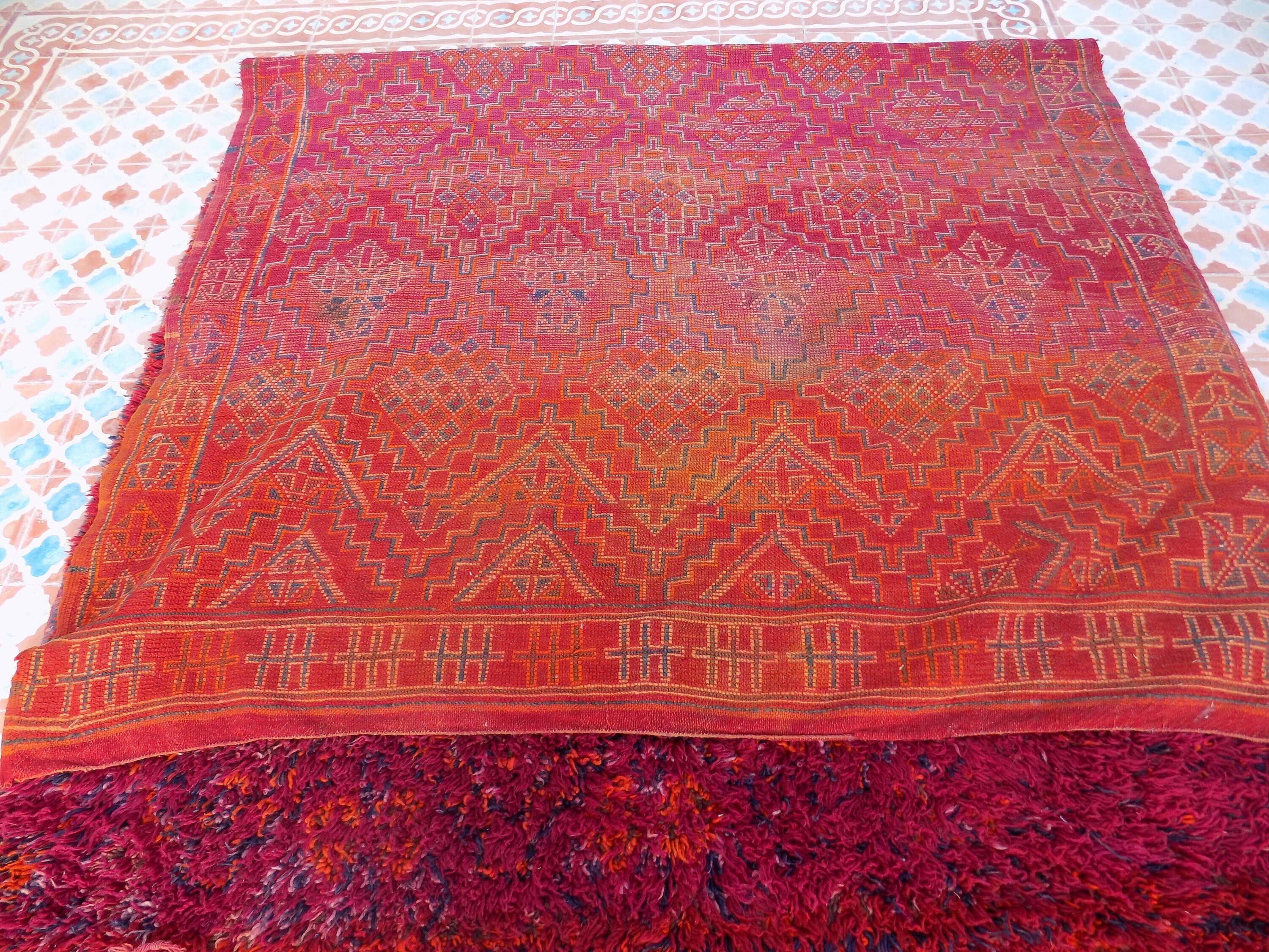 Beni Mguild Rug Moroccan Rug Vintage Beni Rug Moroccan Beni Etsy