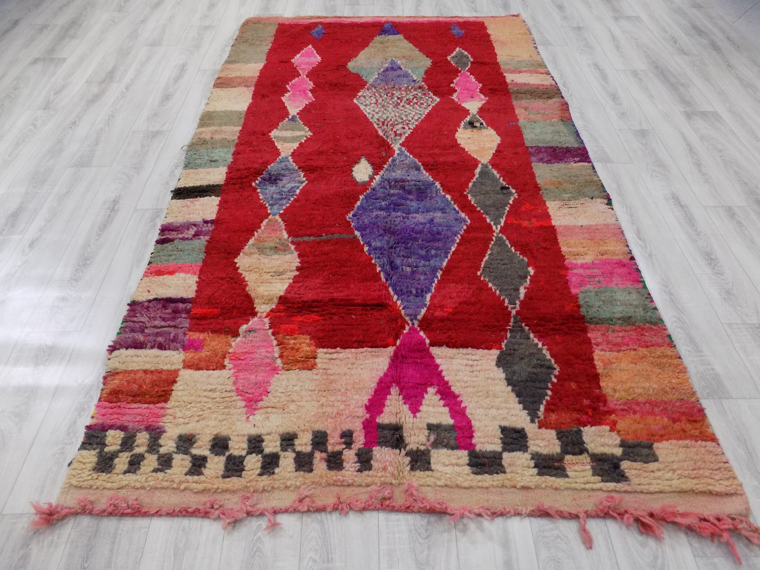Azilal Rug Moroccan Rug Azilal Moroccan Rug Berber Rug Etsy