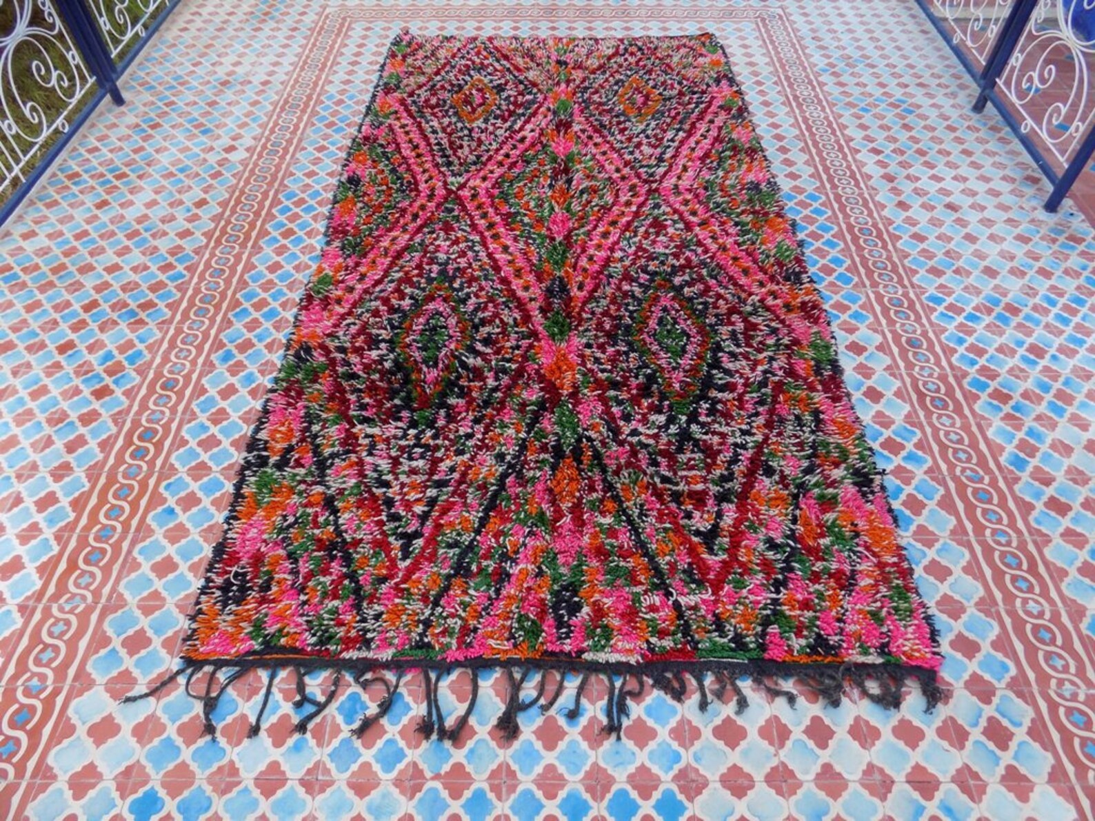 Beni Mguild Rug Moroccan Rug Vintage Beni Rug Moroccan Beni Etsy