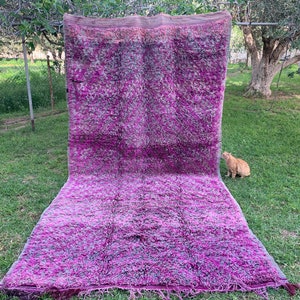 Beni Mguild Rug 6x12 , Vintage Morocco Berber Handmade Rug