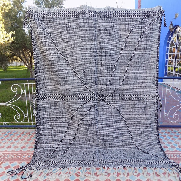Hanbel / Moroccan rug / Authentic Handmade Hanbel Beni Ourain