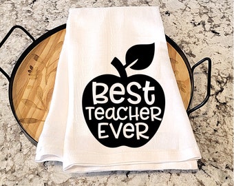 Best Teacher Kitchen Tea Towel