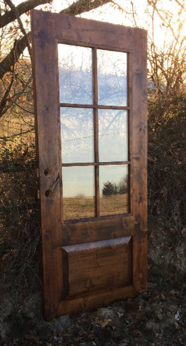 Farmhouse Door Farm Style Mid Century Modern Contemporary Etsy