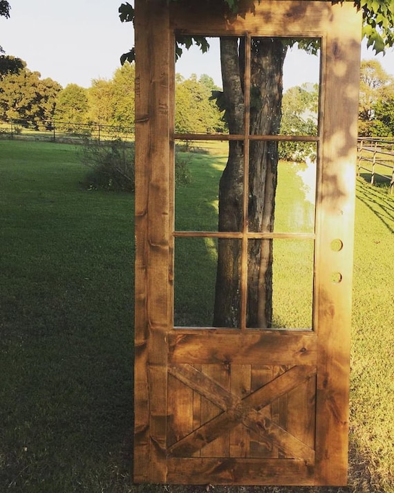 Farmhouse Door Custom Handmade Rustic Farm Style Home Etsy
