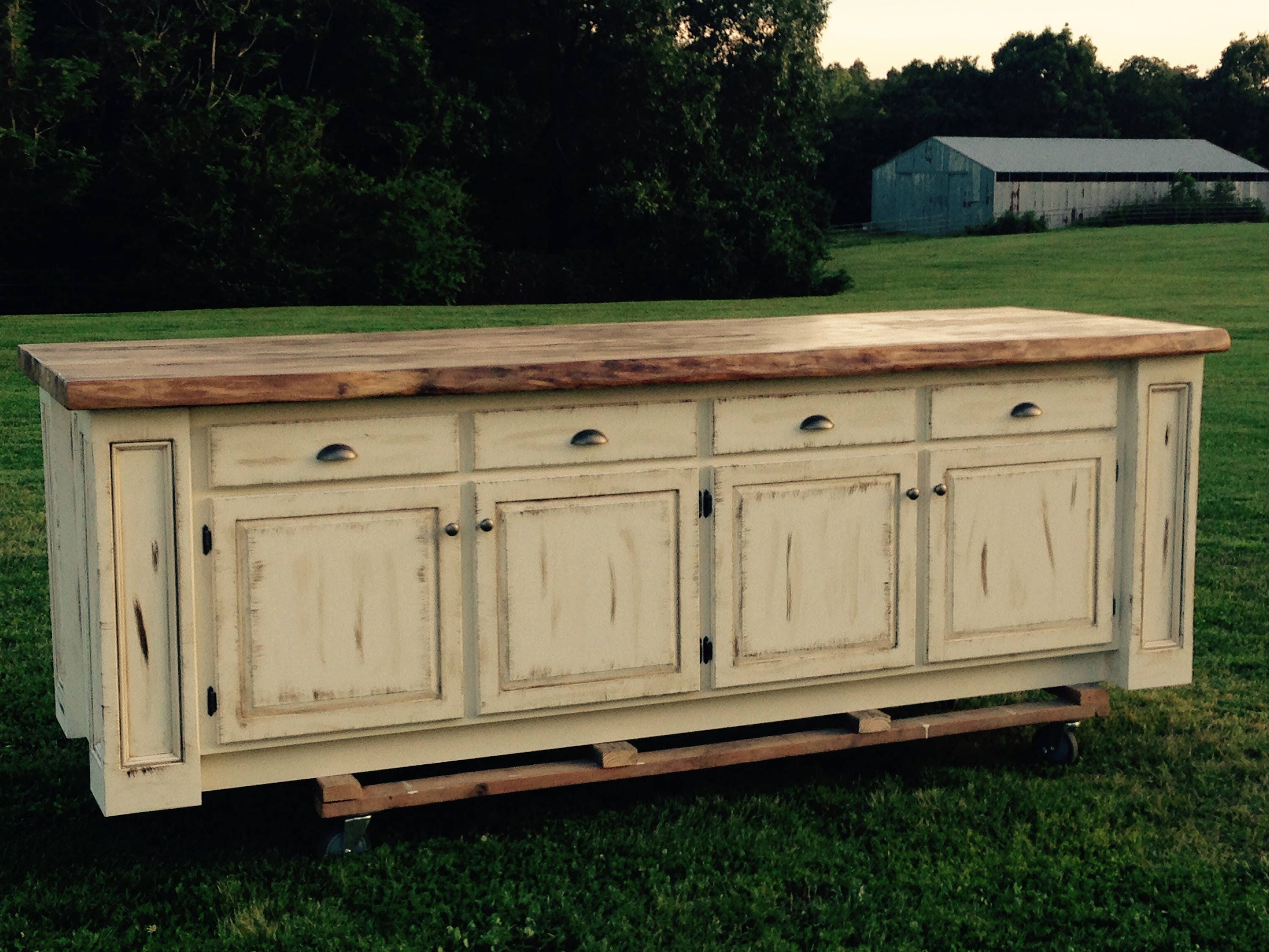 Kitchen Farmhouse Island Custom Handmade Kitchen Decor Etsy
