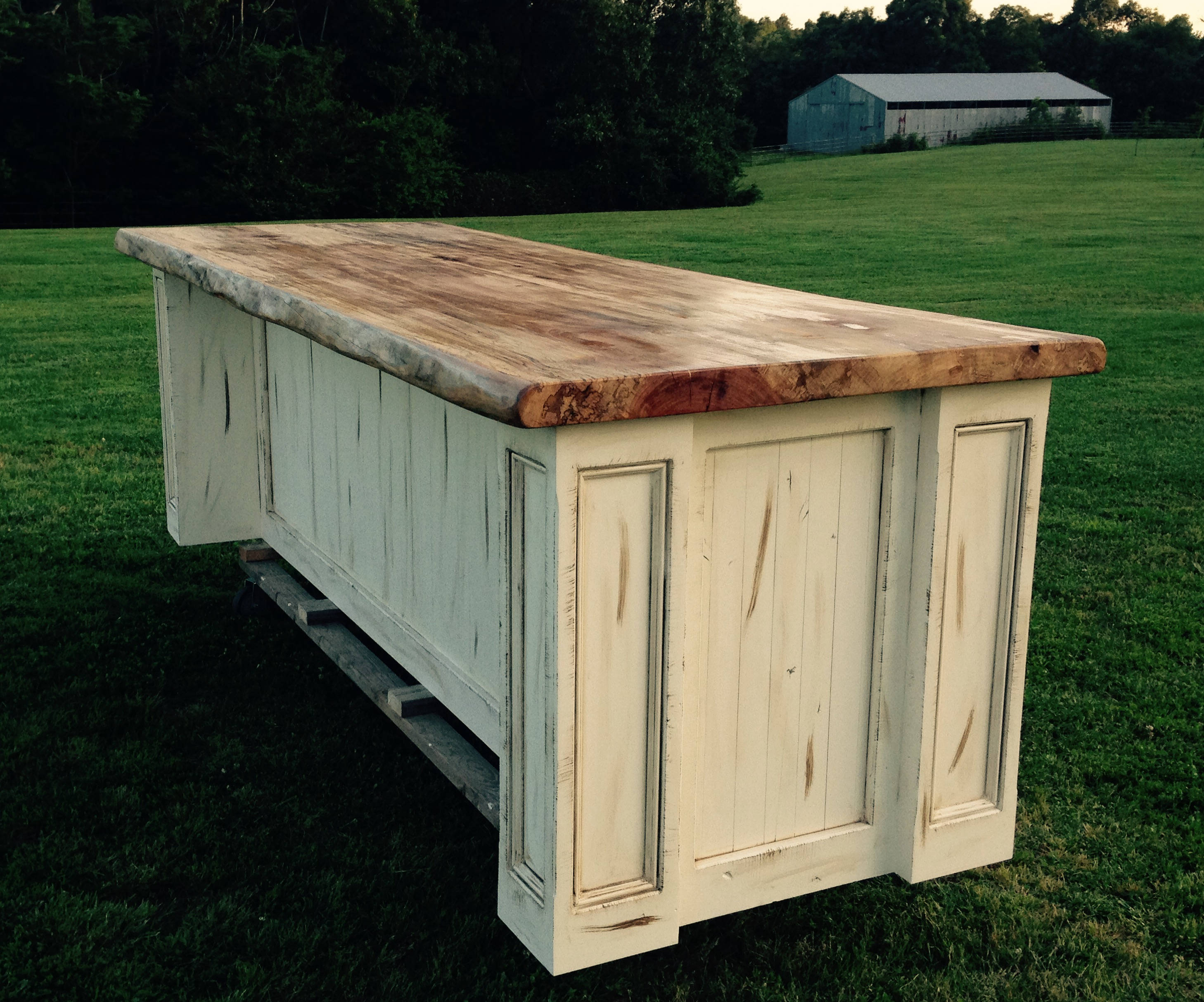 Kitchen Farmhouse Island Custom Handmade Kitchen Decor // Etsy