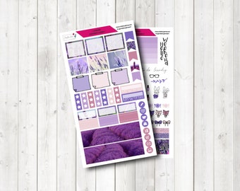 hobonichi weeks / planner sticker / mini kit / lavender