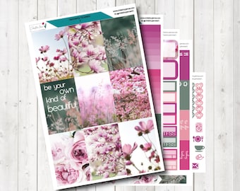 planner sticker kit für Happy Planner und Erin Condren vertikal standard Planner / weekly kit auch a la carte verfügbar / heavenly flowers