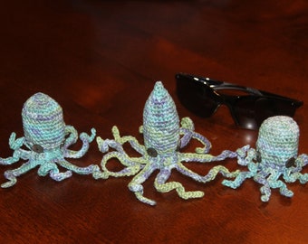 Crochet Finger Puppet Pattern Octopus and Squid