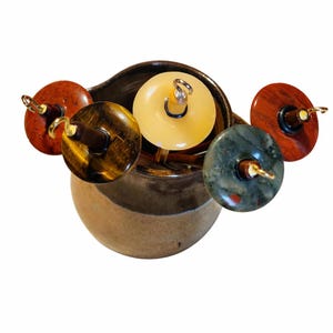 Lightweight (Fingering to Sport Weight) Drop Spindle (.9-1.1 oz) 6.75" shaft minimum