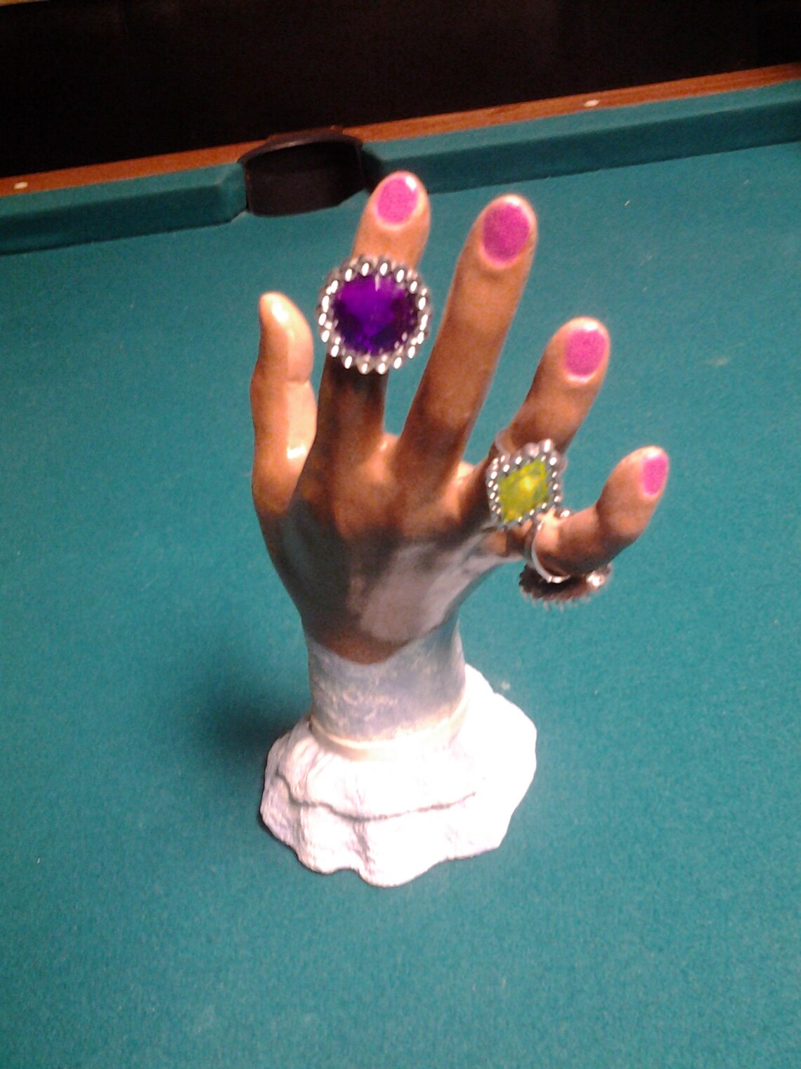 Victorian style hand ring holder Etsy