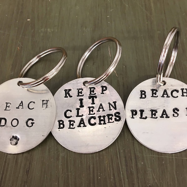 Handstamped ID Tags and Charms