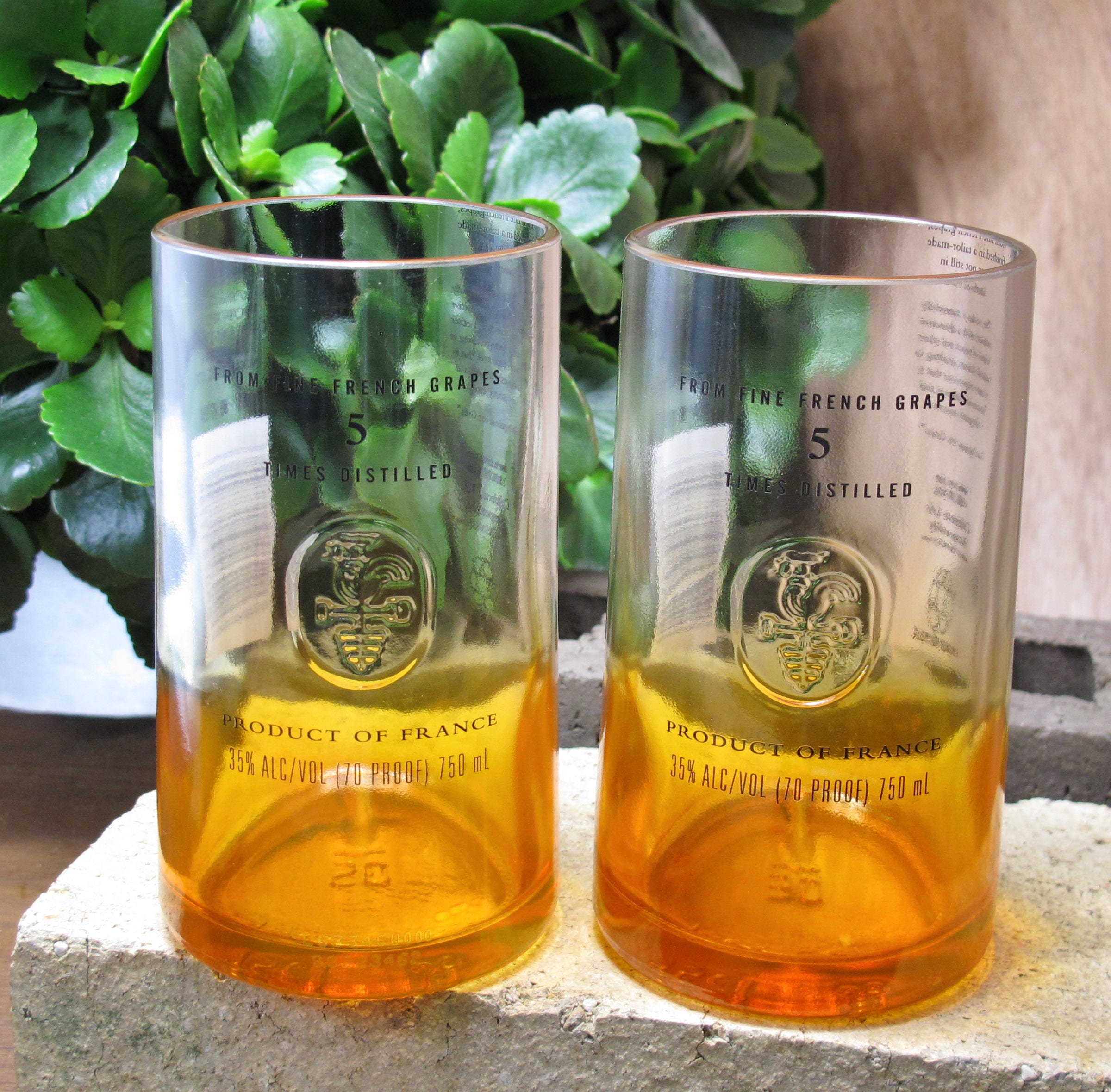 ciroc vodka glasses gift set of 2 drinking glass 13oz tumblers Etsy