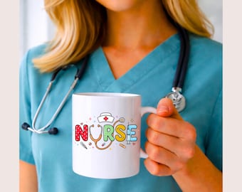 Krankenschwester Clipart Design, medizinische Illustrationen, sofortiger Download, Sublimation Design, gesundheitswesen, Krankenschwester Kunst, medizinische Clipart