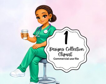 Krankenschwester Register Clipart Download, fröhliches Krankenschwester Design, Krankenschwester Sublimation, Krankenschwester Geschenke, Krankenschwester PNG, Geschenk für Sie