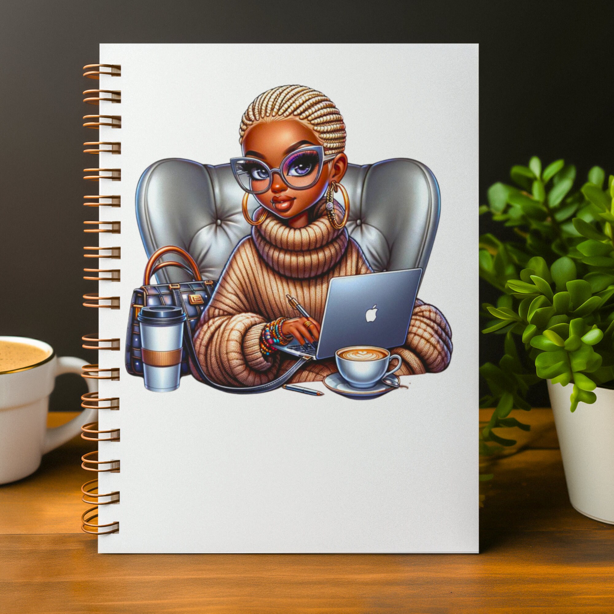 Chibi Office Woman Clipart: Professional Girl PNG (digital Download) - Etsy