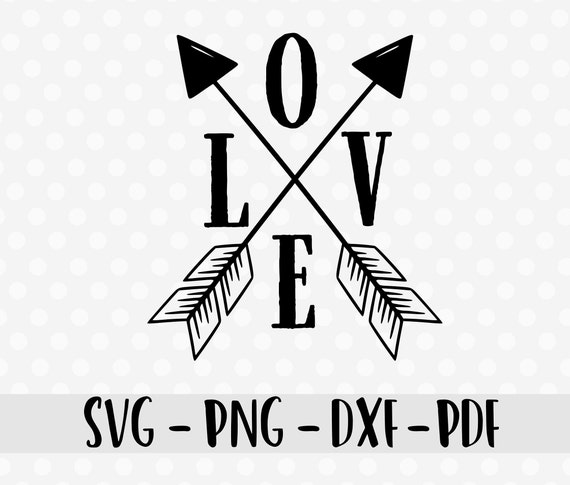 Love Svg Dxf Love Compass Svg Dxf Arrow Svg Cutting File Etsy