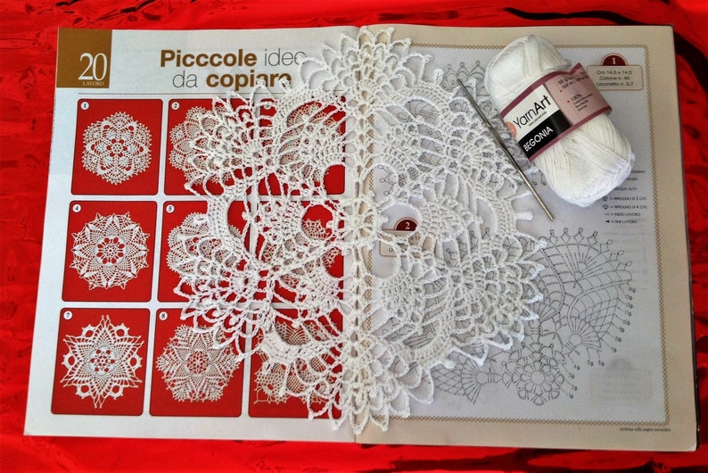 Doily Bellissima1 Table decoration Home decor,Lace doily White Doily crochet Handmade For housewares Crochet doily White doily cotton