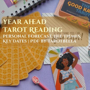 Lectura de Tarot para el Año 2025: Pronóstico Personal, Temas de Vida, Fechas Clave – PDF de Tarotbella