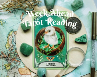 WEEK AHEAD tarot reading by Kerry Ward Tarotbella, tarot deck creator and columnist