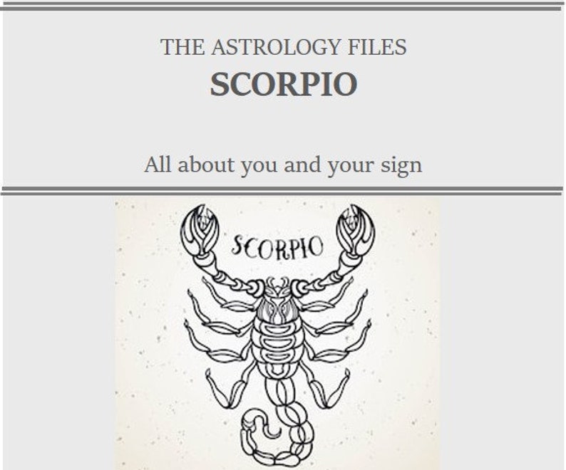 the star tarot scorpio