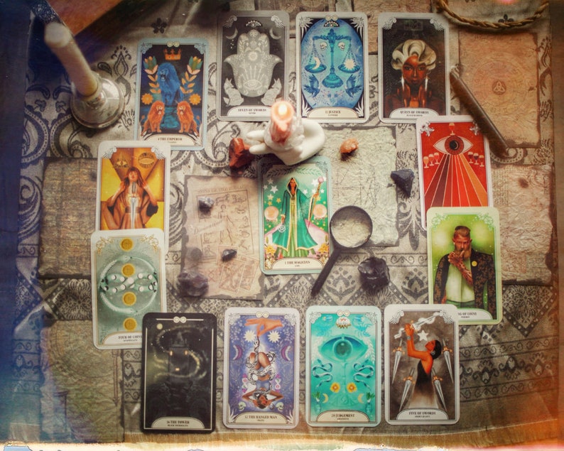 TAROT HOROSCOPE powerful tarot reading as seen in 2024 TAROT movie by Kerry Ward Tarotbella, tarot deck creator and columnist image 6