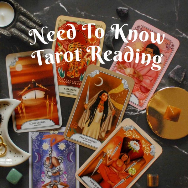 NEED TO KNOW tarot reading by Kerry Ward Tarotbella, tarot deck creator and columnist