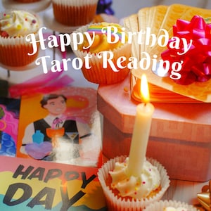 HAPPY BIRTHDAY tarot reading by Kerry Ward Tarotbella, tarot deck creator and columnist image 1