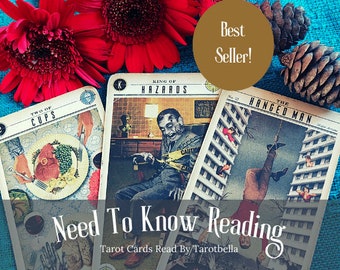 NEED TO KNOW tarot reading by Tarotbella- with by Good Karma tarot deck creator, online tarot reading via email/pdf