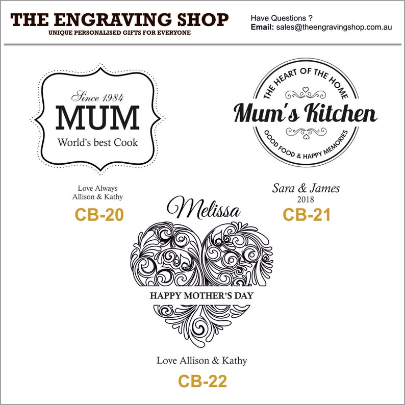 Personalised Mother's Day Laser Engraved Wooden Round Etsy