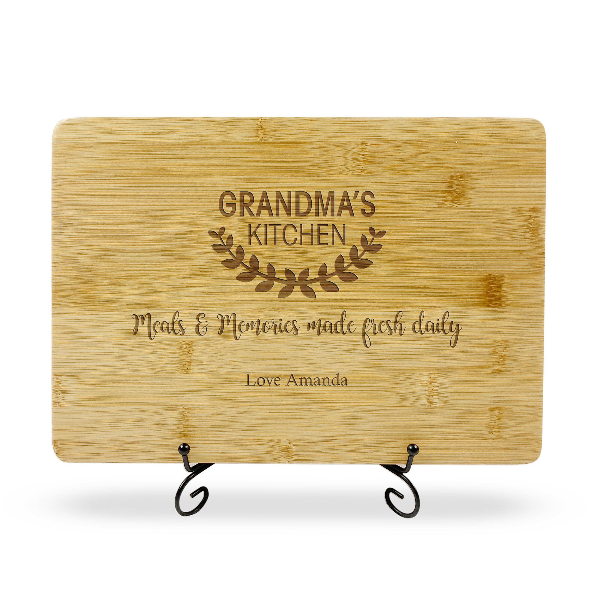 Personalised Engraved Wooden Kitchen Chopping Cutting Board Etsy