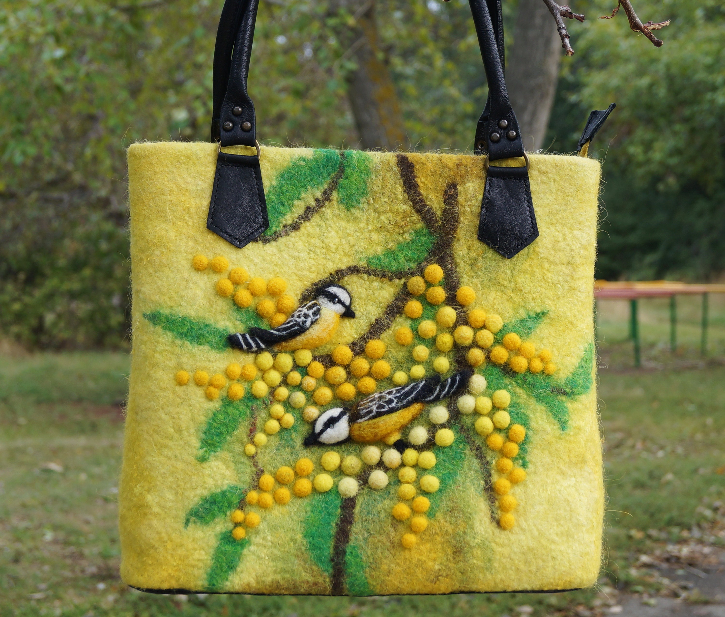 women's yellow handbags