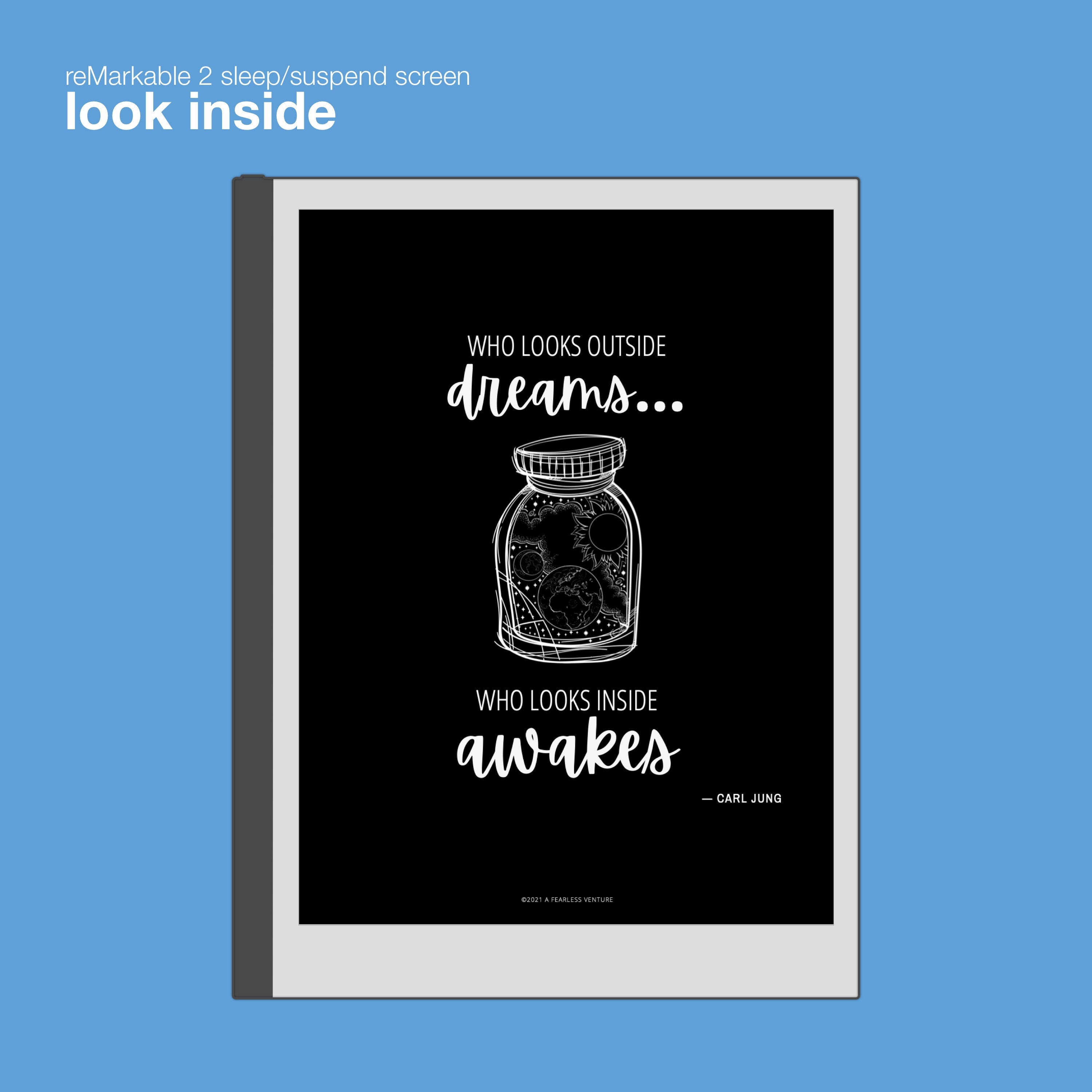 Remarkable 2 Sleep / Suspend Screens Dreaming, Awakening, Sun, Moon