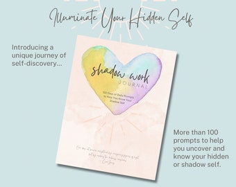 Shadow Work Journal: 100+ Prompts for Self-Discovery & Healing | iPad + Goodnotes Compatible | Digital + Printable