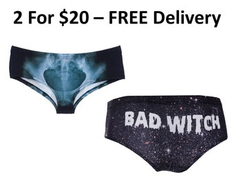 Halloween Hipster Underwear - Special Offer and FREE Delivery